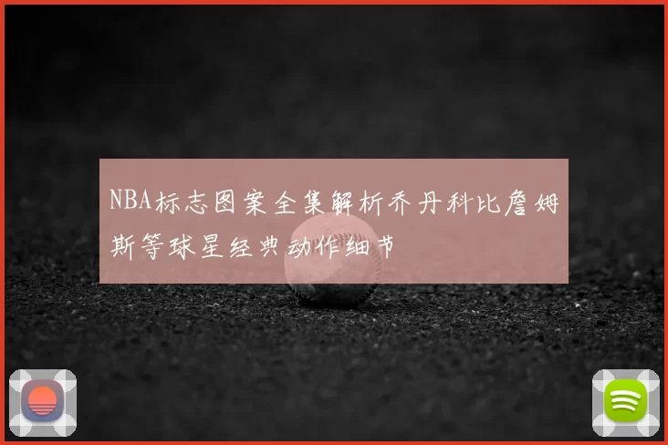 NBA标志图案全集解析乔丹科比詹姆斯等球星经典动作细节