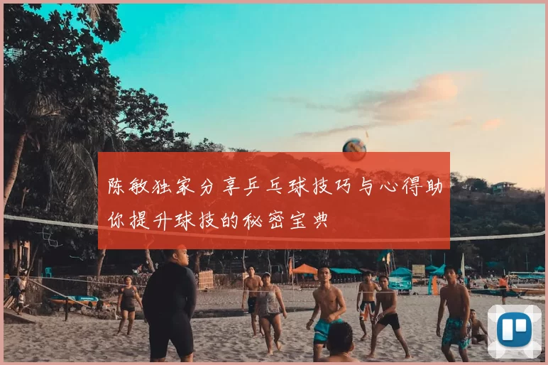 陈敏独家分享乒乓球技巧与心得助你提升球技的秘密宝典